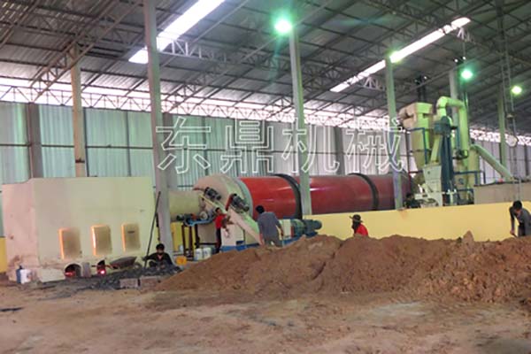 泰國(guó)啤酒糟烘干機(jī)項(xiàng)目現(xiàn)場(chǎng)