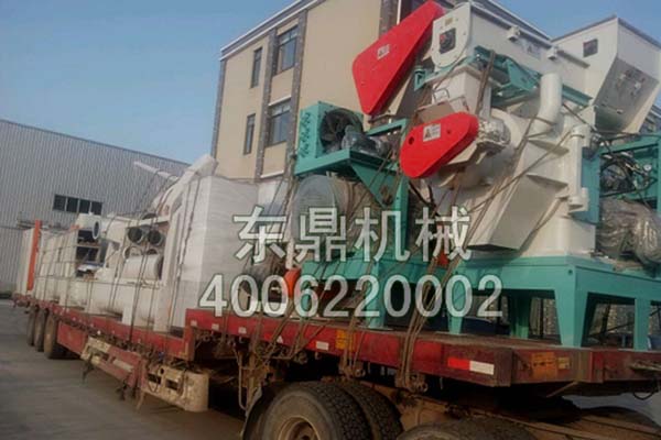 吉林白山350木屑顆粒機生產線